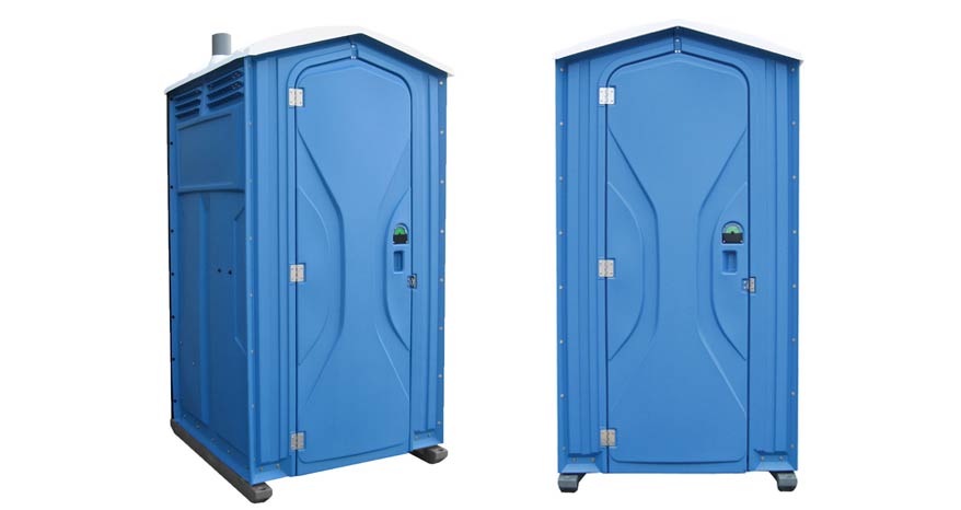 Long-term porta potty units on site in Compton, California